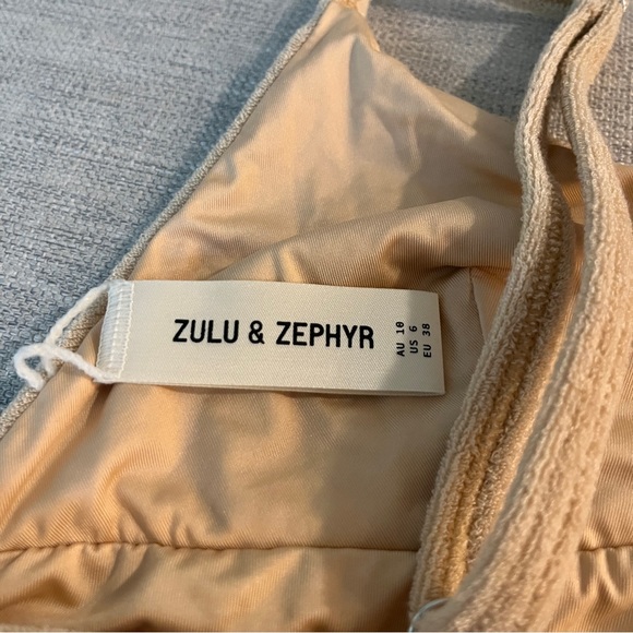 Zulu & Zephyr Terry Bikini Top - Picture 3 of 4